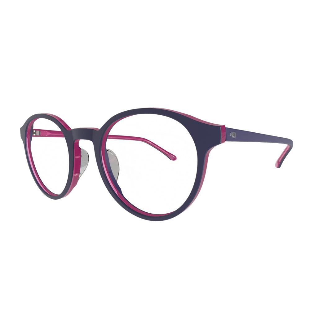 HB 0487 Matte Steel Blue/ Pink 47 mm - Grau