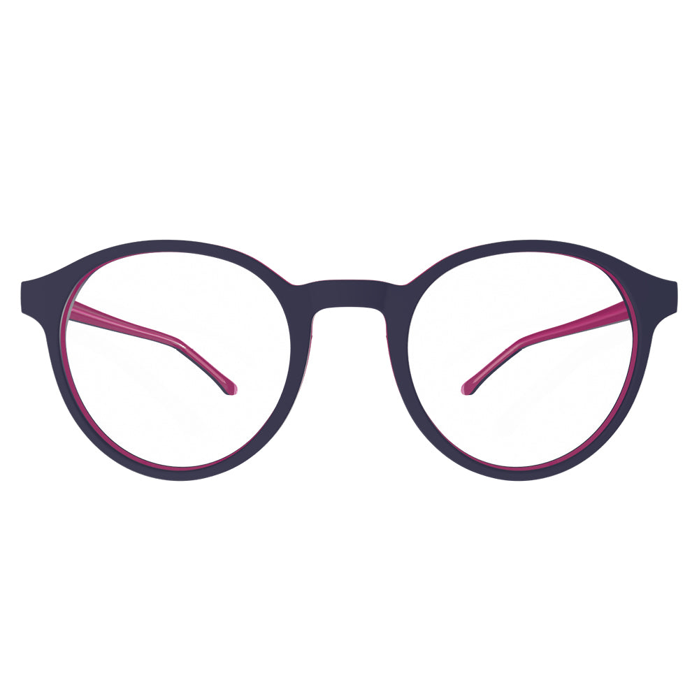 HB 0487 Matte Steel Blue/ Pink 47 mm - Grau
