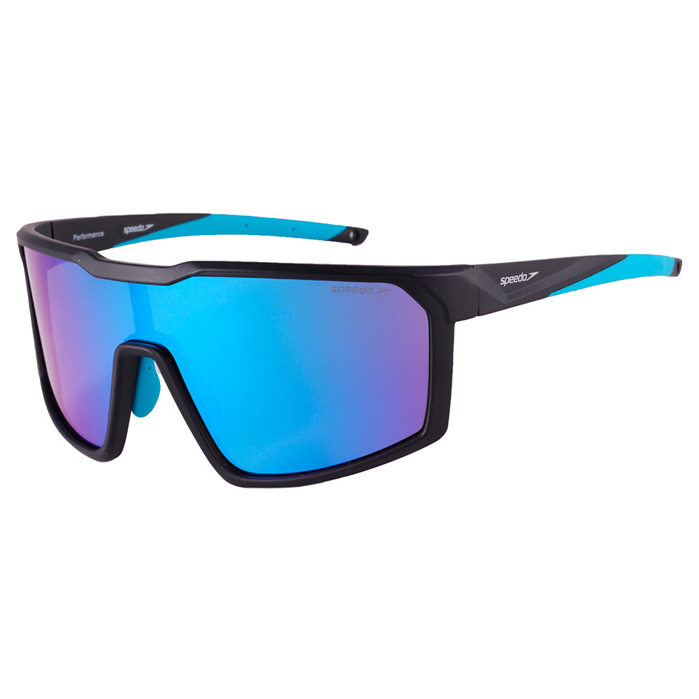 Speedo Inter-Action 3 A11 Preto e Azul Fosco/ Azul Espelhado - Grau