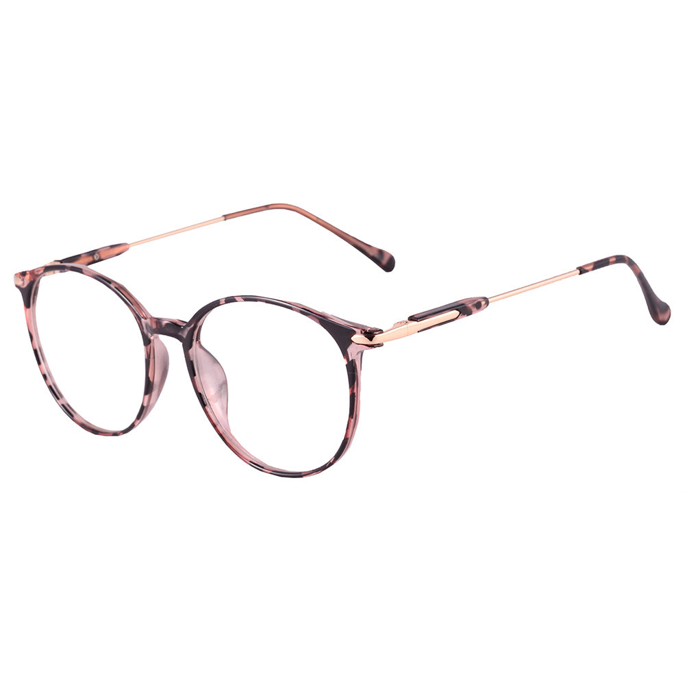 Armação de - Grau Wee W0153 Marrom Mesclado e Dourado Brilho - Lente 5,1 cm - Grau