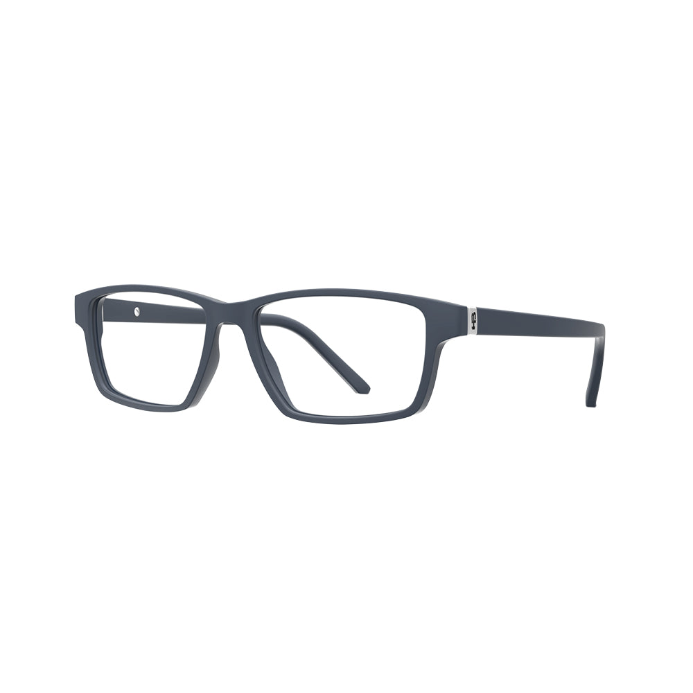 HB Polytech 0480 Retangular Matte Navy - Grau - TAM 52 mm