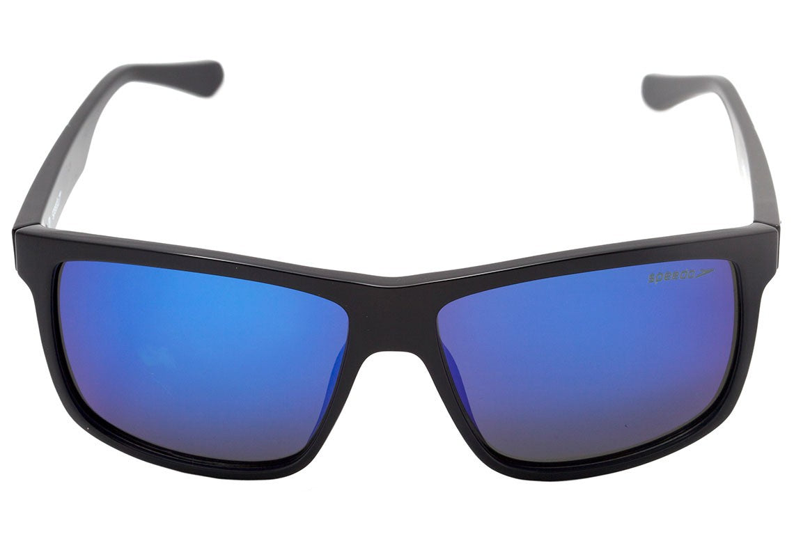 Speedo Cardenas Speedo Cardenas A03 Preto Brilho/ Azul Espelhado Polarizado - 59 mm