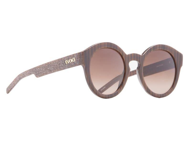 Óculos de Sol Evoke Evk 12 Big WOOD SANDED GOLD/ G15 GREEN DEGRADÊ UNICO