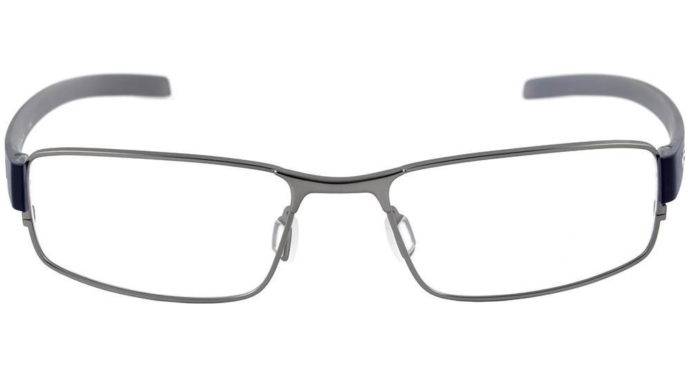 Óculos de Grau Hb M 93069 Metalic Gray/ Red - 54 mm
