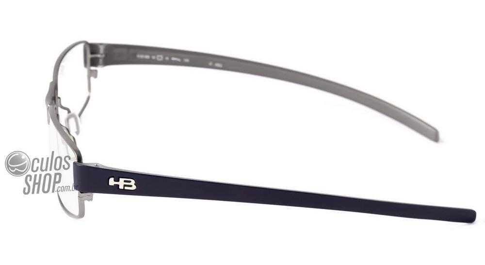 Óculos de Grau Hb M 93069 Graphite Navy Gray