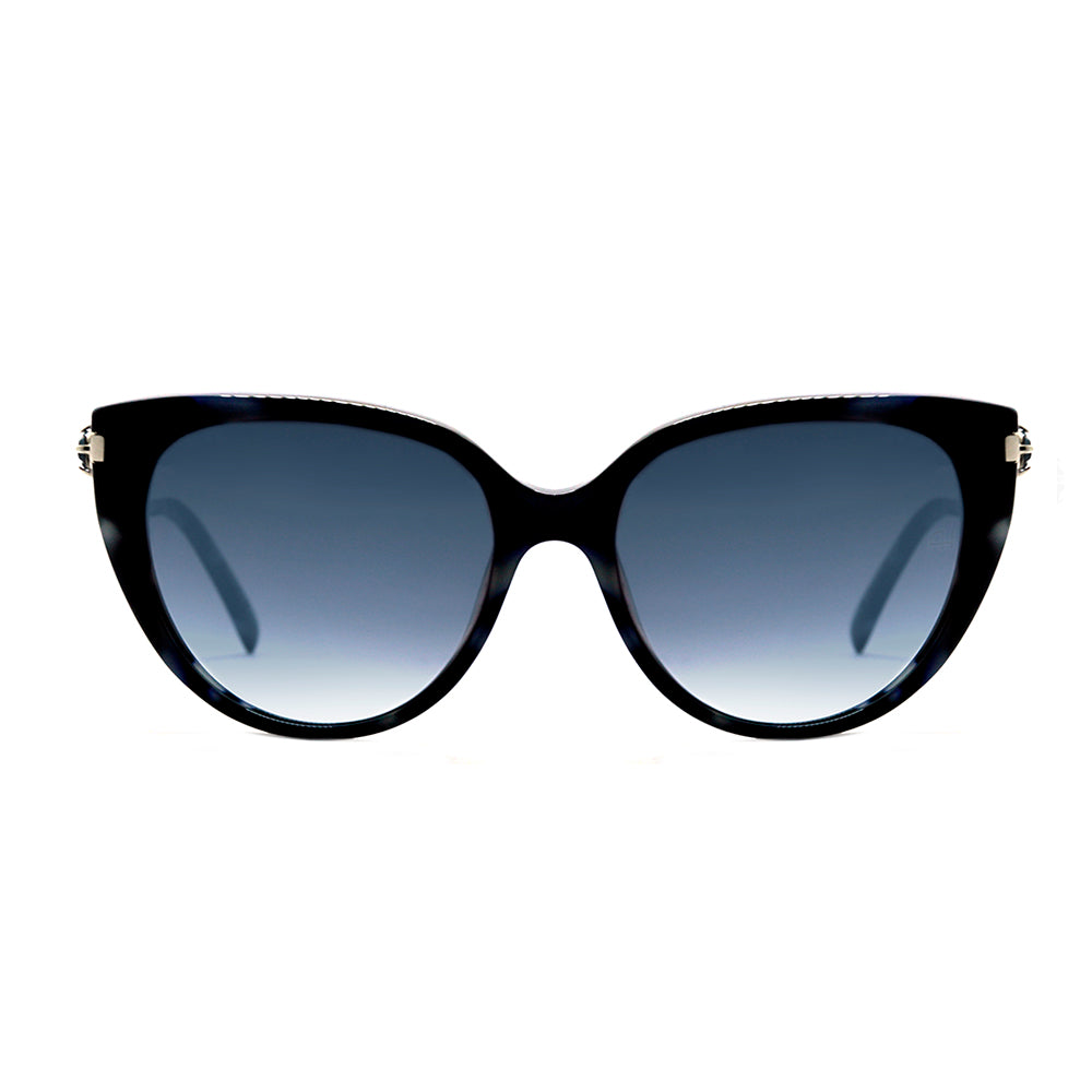 Óculos de Sol Ana Hickmann AH 9192 G24 Azul Mesclado/ Azul Degradê - Lente 5,4 Cm