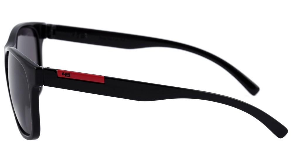 Óculos de Sol HB Underground Matte Black Wood / Gray Unico - 60 mm Matte Black D. Red/ Pink Espelhado