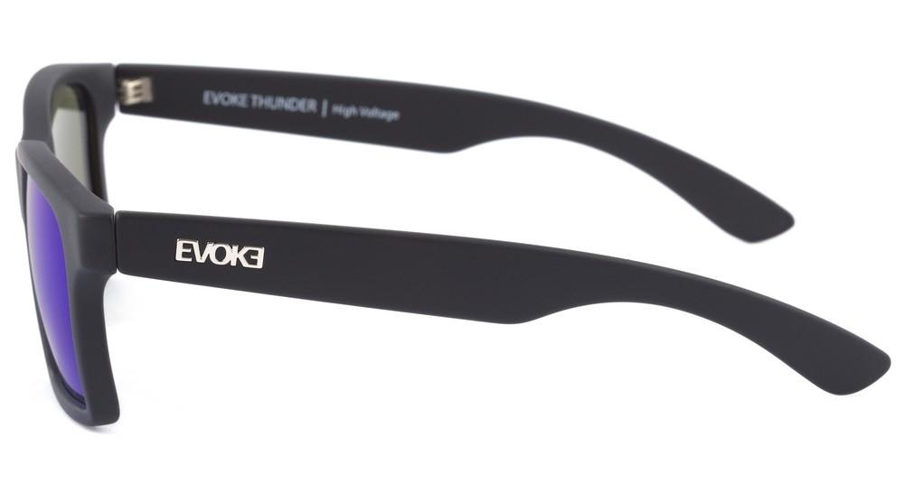 Óculos de Sol Evoke Thunder A14S Black Matte/ Blue Mirror