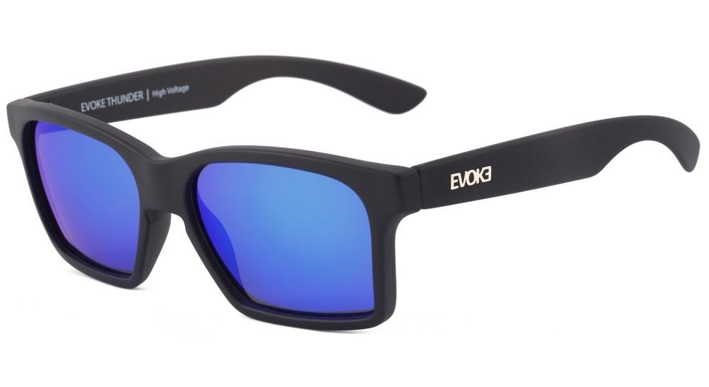 Óculos de Sol Evoke Thunder Br03As Black Matte/ Silver Mirror