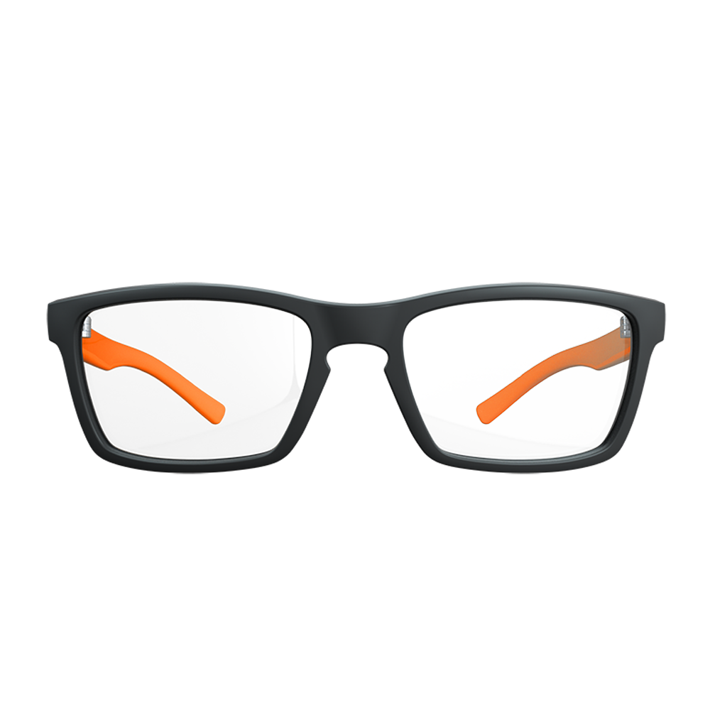 Óculos de Grau HB Teen Polytech M 93123 Matte Black / Orange - Lente 4,8 cm - Oculos Shop