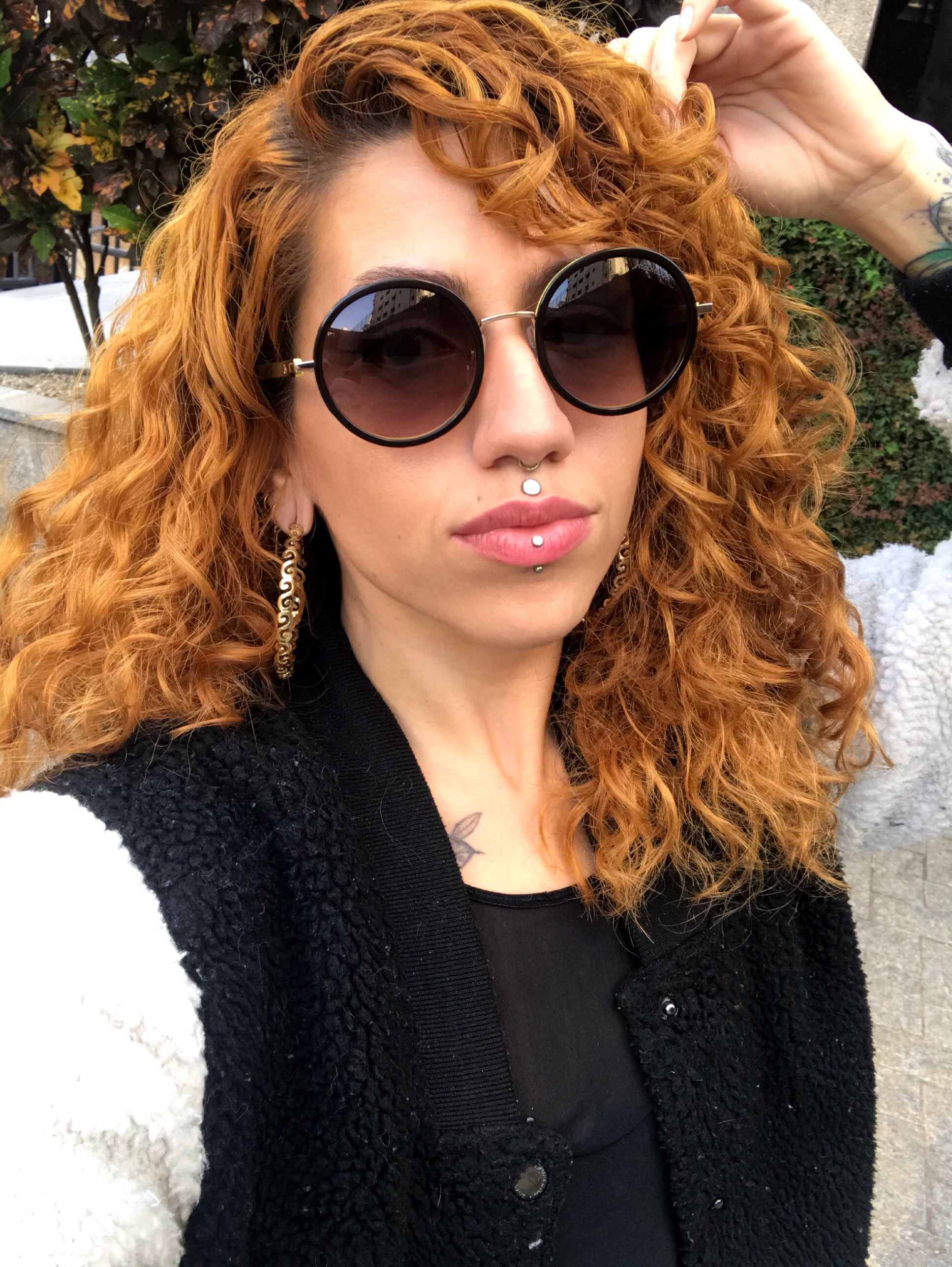 Óculos de Sol Hickmann HI 3015 H03 Marrom e Amarelo Brilho / Marrom Degradê - 51 mm