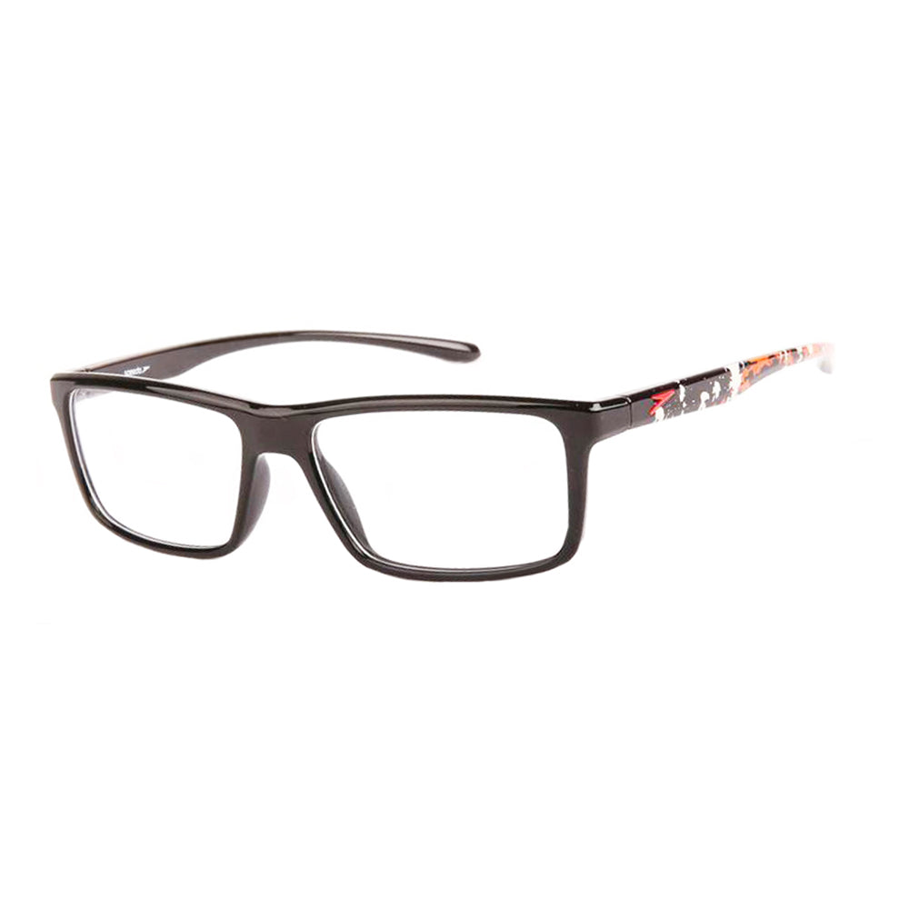 Óculos de Grau Speedo SP 4012 A02 Preto Brilho - 55 mm