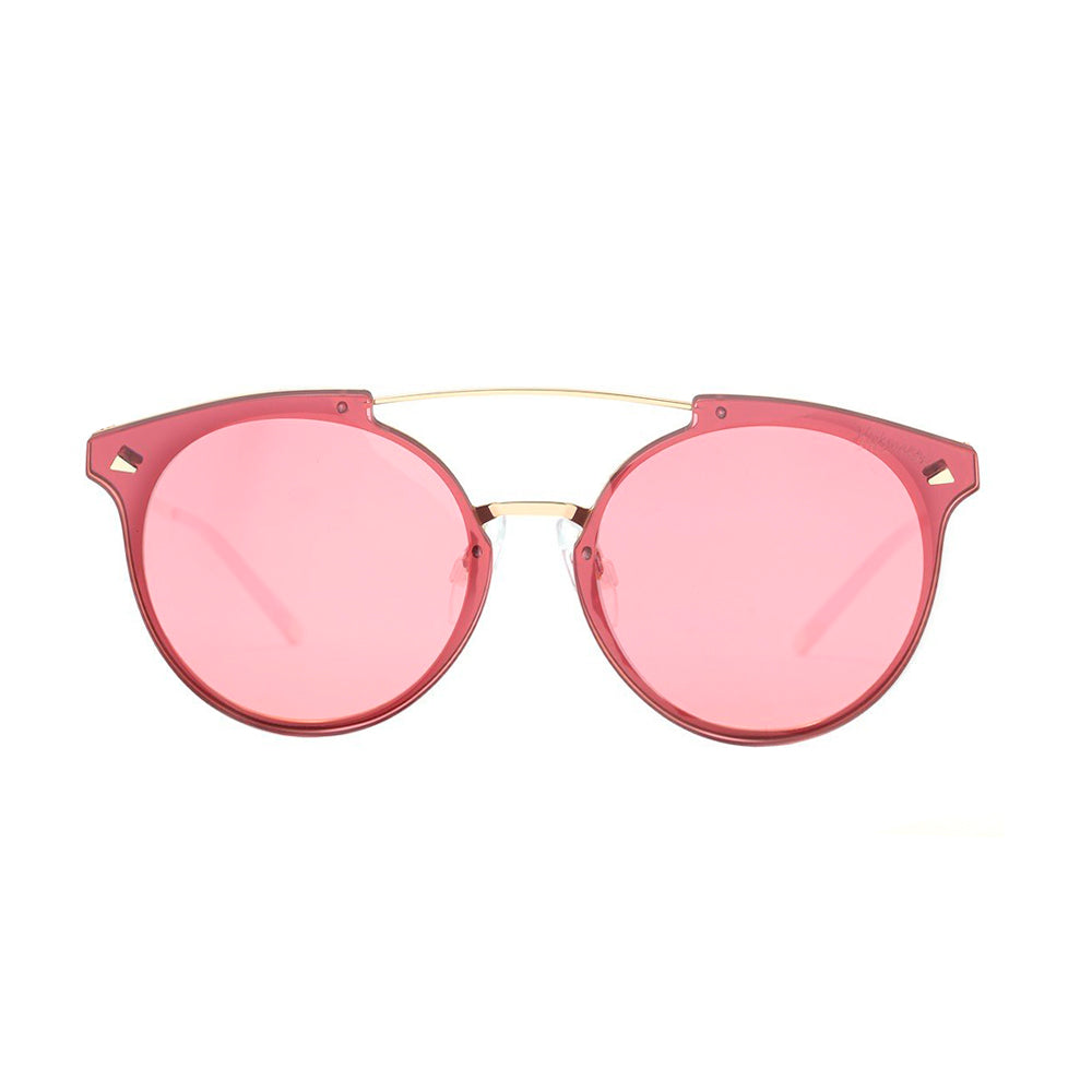 Óculos de Sol Hickmann HI 3060 04E Dourado e Rosa Brilho / Rosa - 68 mm