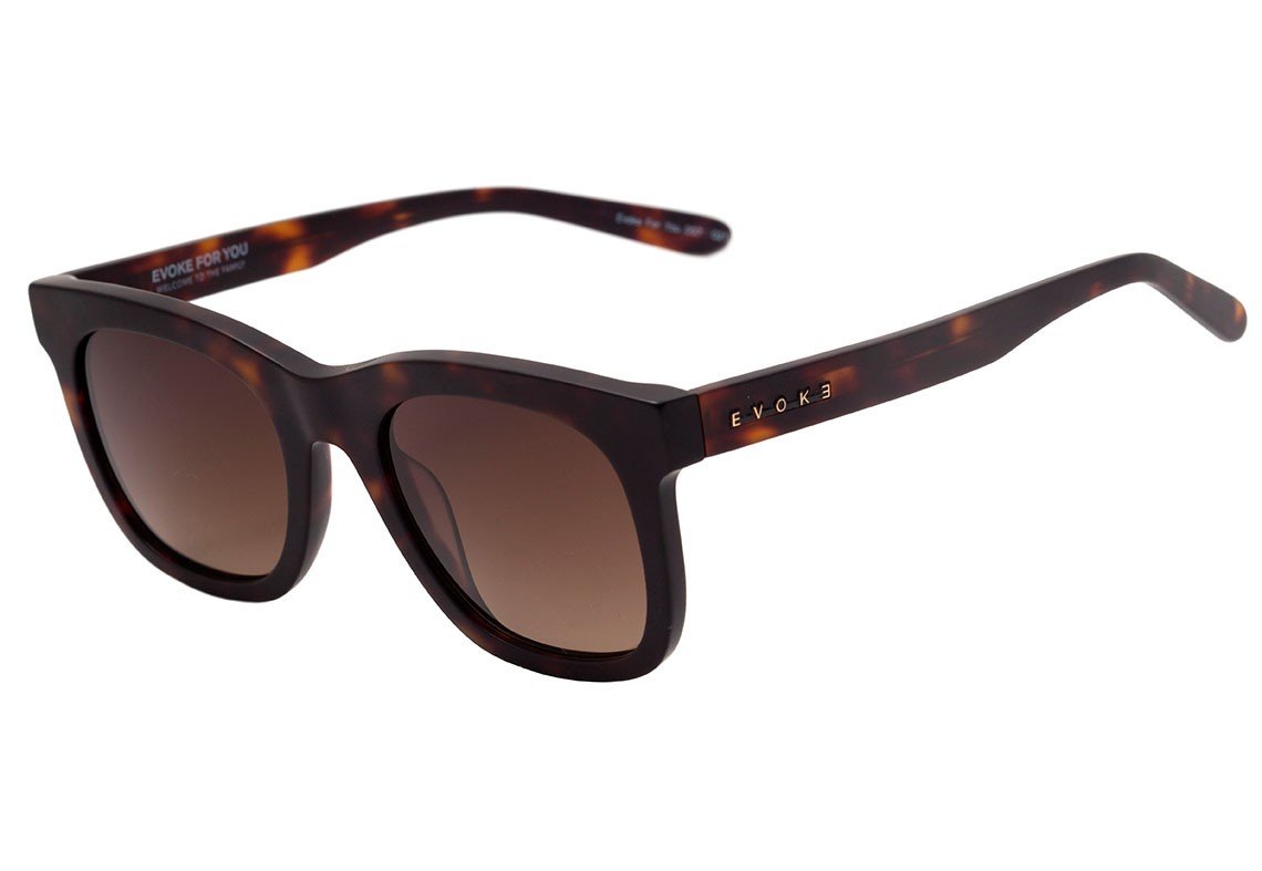 Óculos de Sol Evoke For You DS7 G21 Turtle Matte/ Brown Degradê - 50 mm