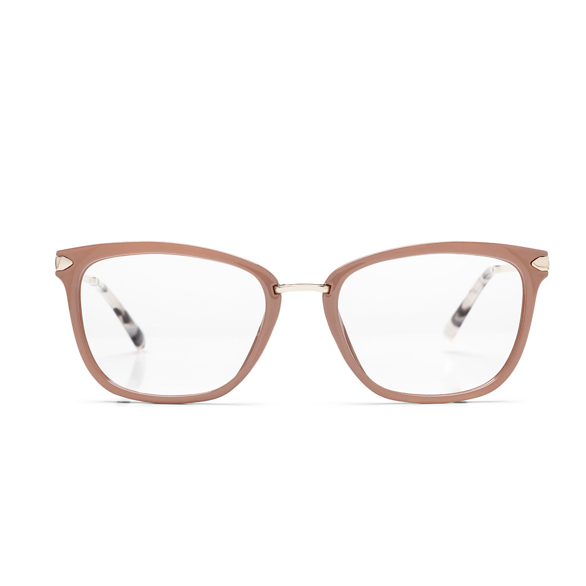 Óculos de Grau Colcci Anna Nude e Dourado Brilho - 54 mm