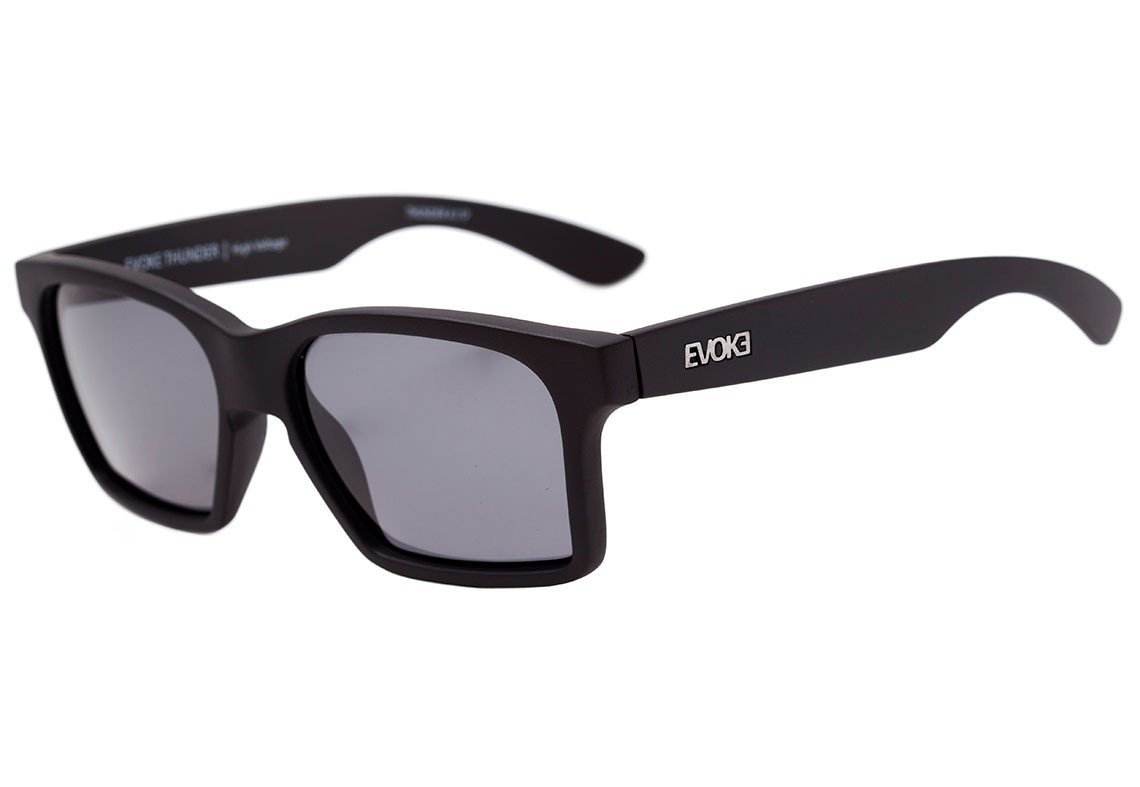 Óculos de Sol Evoke Thunder A11P Black Matte / Gray Polarized - 55 mm