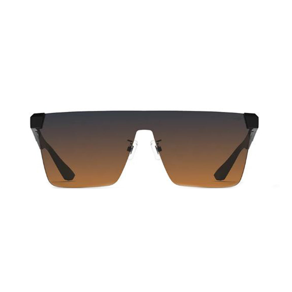 Mormaii Pato Preto Brilho / Preto e Laranja Degradê Unico - Lente 14,2 cm