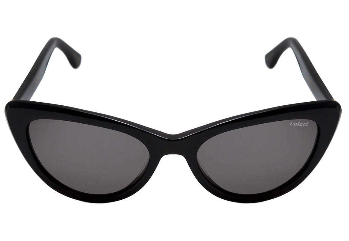 Colcci C0127 Preto Brilho / Cinza - Lente 5,2 cm