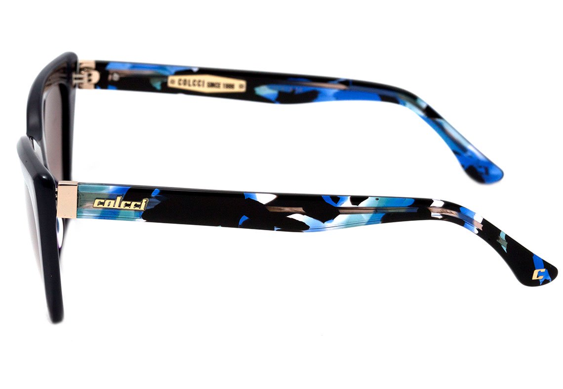 Óculos de Sol Colcci C0126 Azul Brilho/ Marrom Degradê