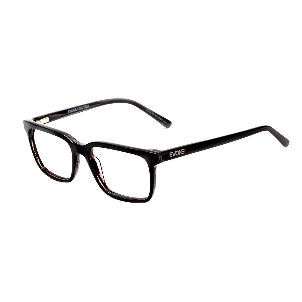 Óculos de Grau Evoke For You Dx24 H01 Black Shine 54 mm