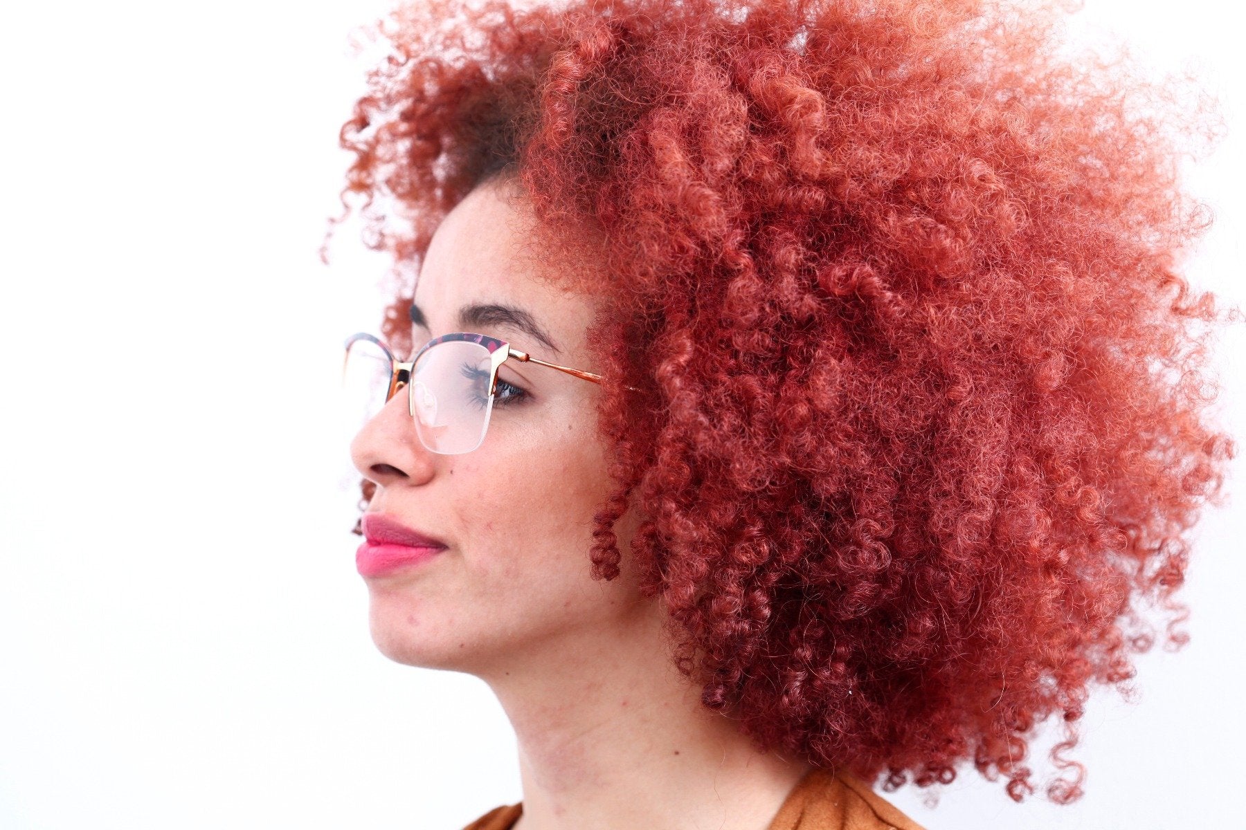 Ana Hickmann AH1353 04A Dourado e Vermelho Brilho - Grau - 52 mm