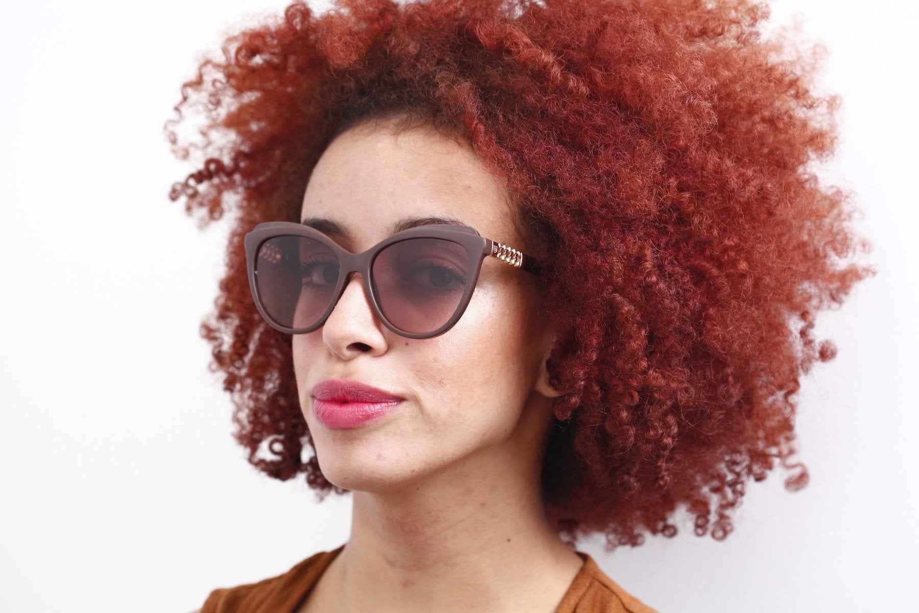 Bulget BG 9114 I D01 Marrom Brilho / Marrom Degradê - Lente 5,7 cm