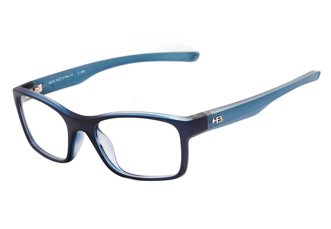 Óculos de Grau HB Polytech Teen 93153 Matte Navy Ultramarine - 48 mm