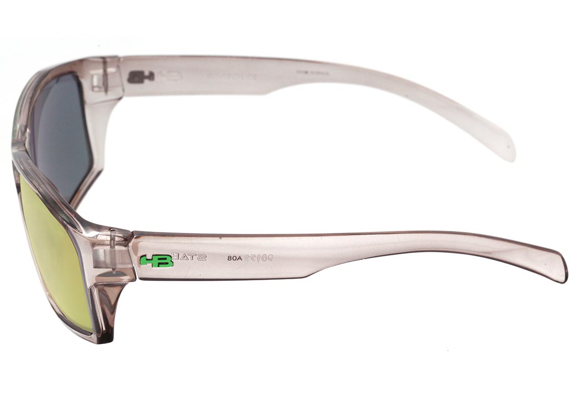 Óculos de Sol HB Stab Smoky Quartz / Green Chrome Unico - 68 mm