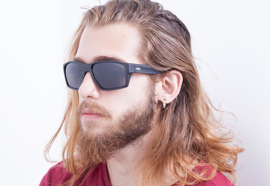 HB Stab Matte Black / Gray Polarized Unico - 68 mm