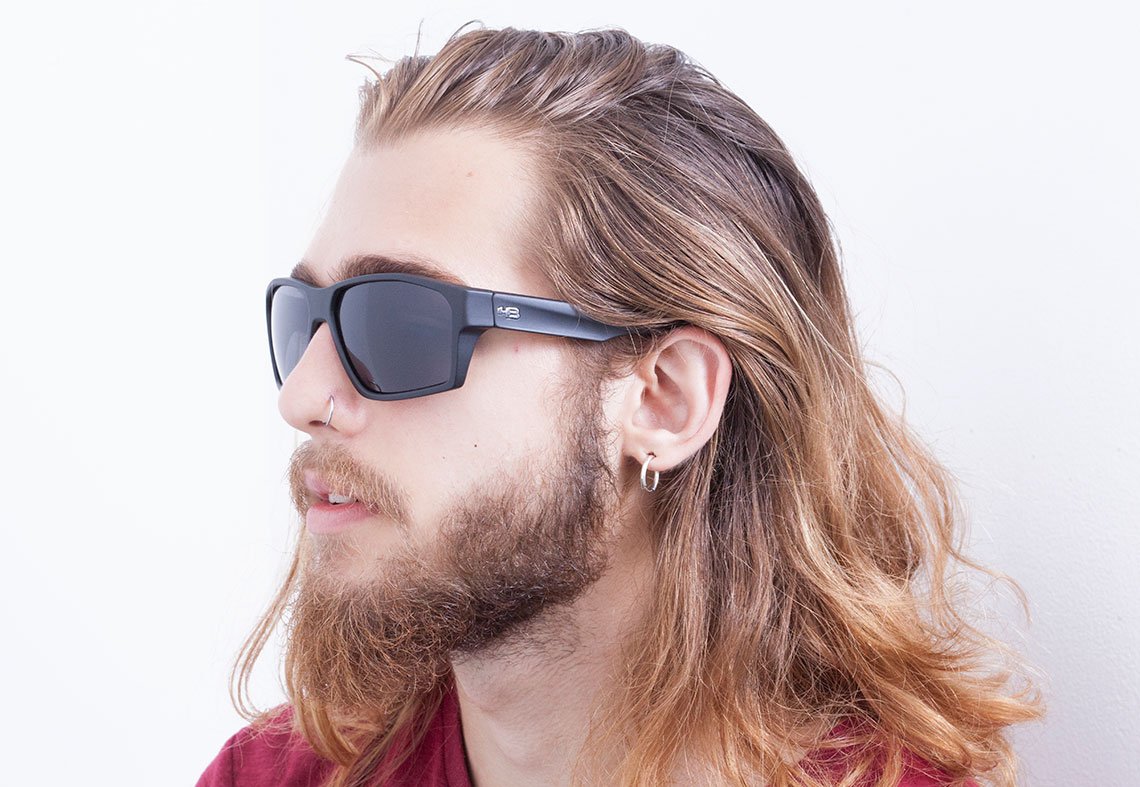 HB Stab Matte Black / Gray Polarized Unico - 68 mm