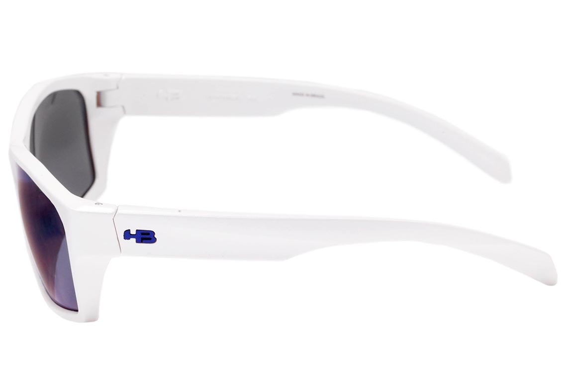 Óculos de Sol HB Stab Gloss Black / Gray Unico - 68 mm Pearled White/ Blue Chrome Unico