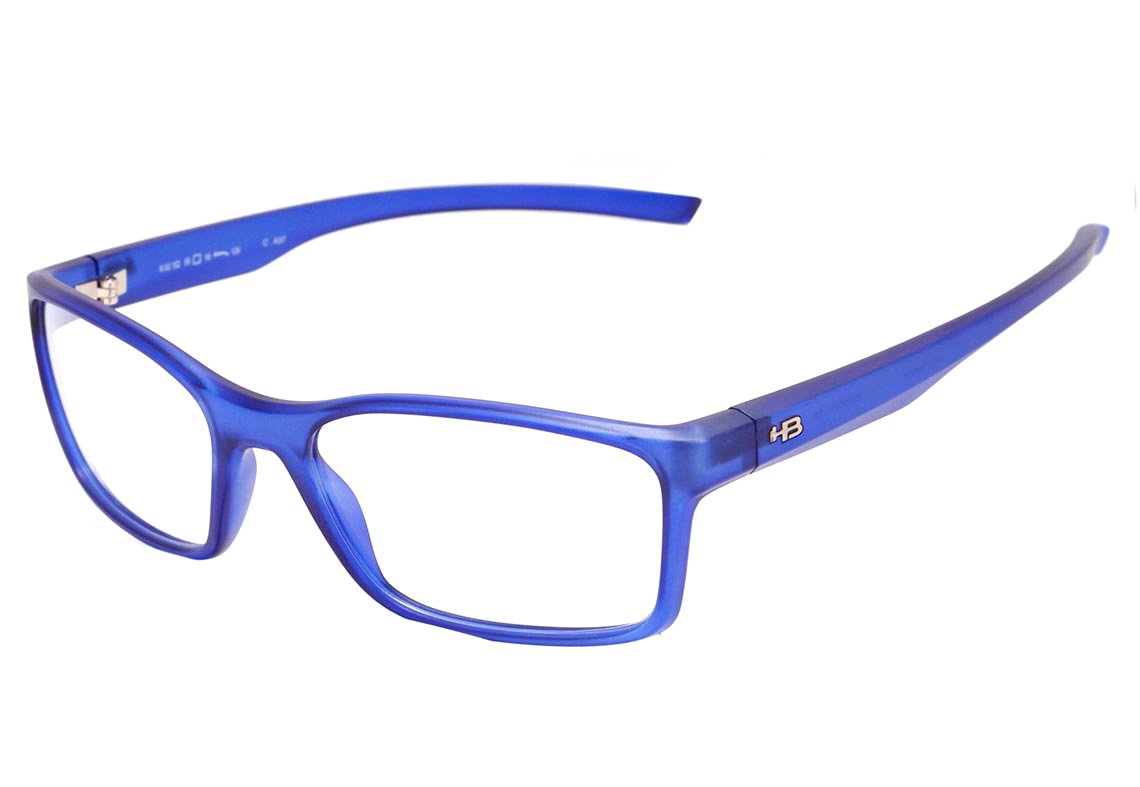 Óculos de Grau HB Polytech M 93152 Matte Fade Black Onyx - 56 mm Matte Ultra Blue 56 mm