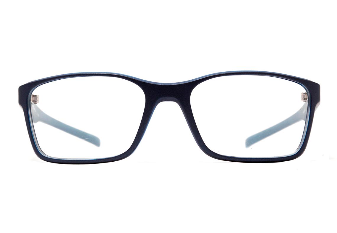 Óculos de Grau HB Polytech M 93152 Matte Navy New Ultramarine - 56 mm