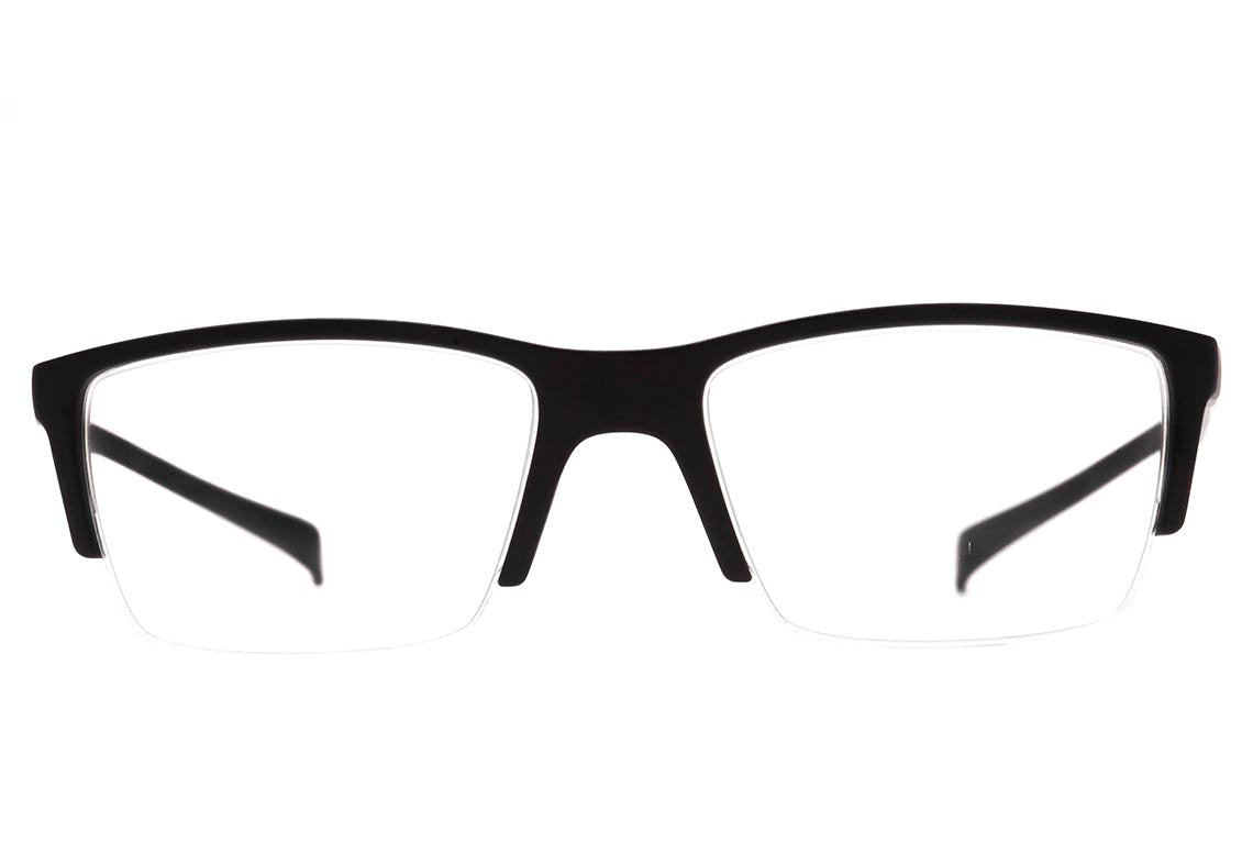 Óculos de Grau HB Duotech M 93155 Matte Black Carbon Fiber - 55 mm