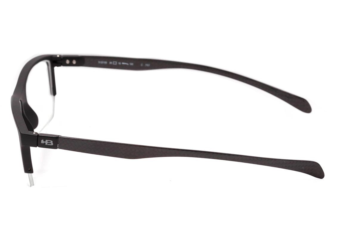 Óculos de Grau HB Duotech M 93155 Matte Black Carbon Fiber - 55 mm