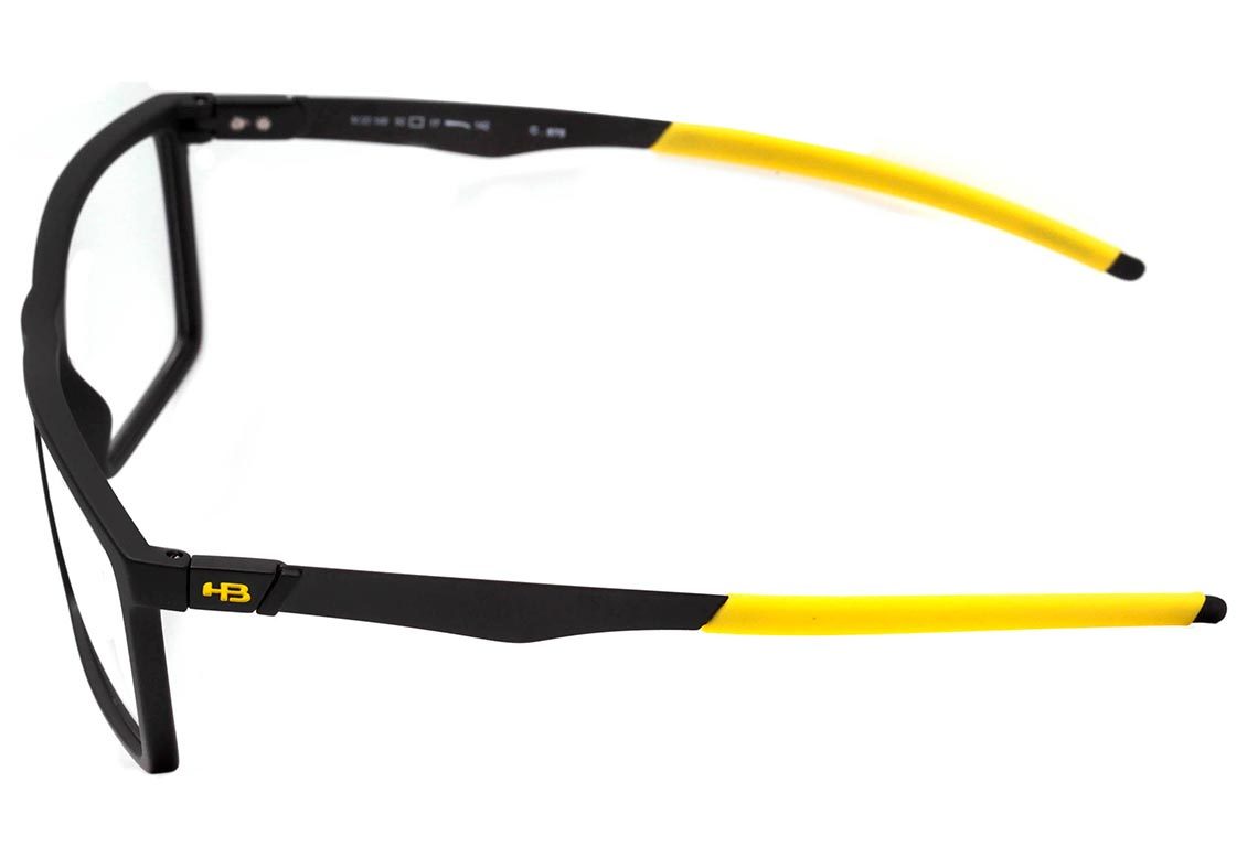 Óculos de Grau Hb Duotech M 93149 Matte Black D. Yellow 57 mm