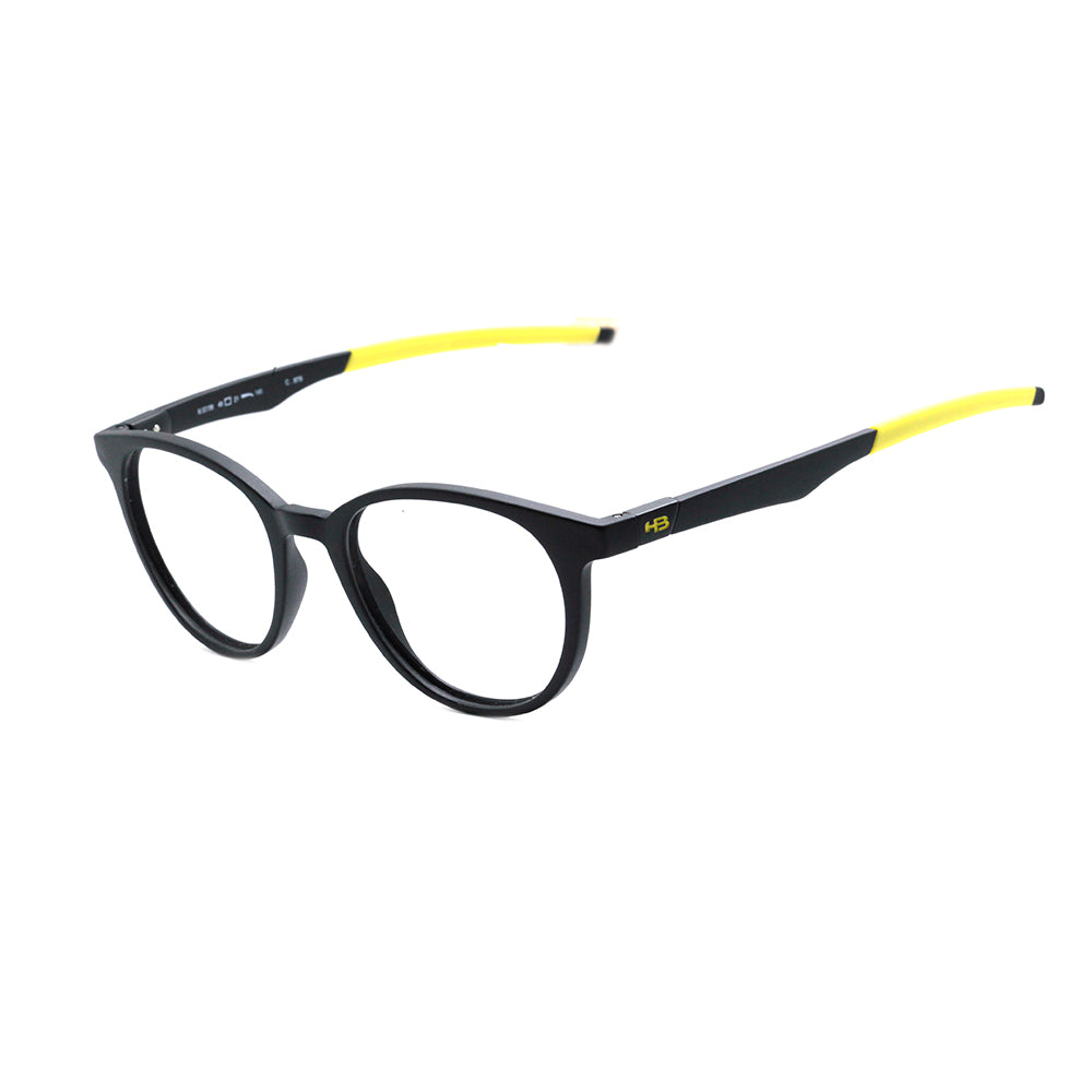 Óculos de Grau HB Duotech M 93156 Matte Black D. Yellow - 49 mm