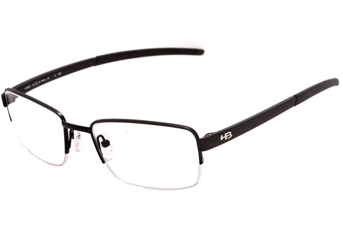 Óculos de Grau Hb Duotech M 93425 Matte Black 55 mm