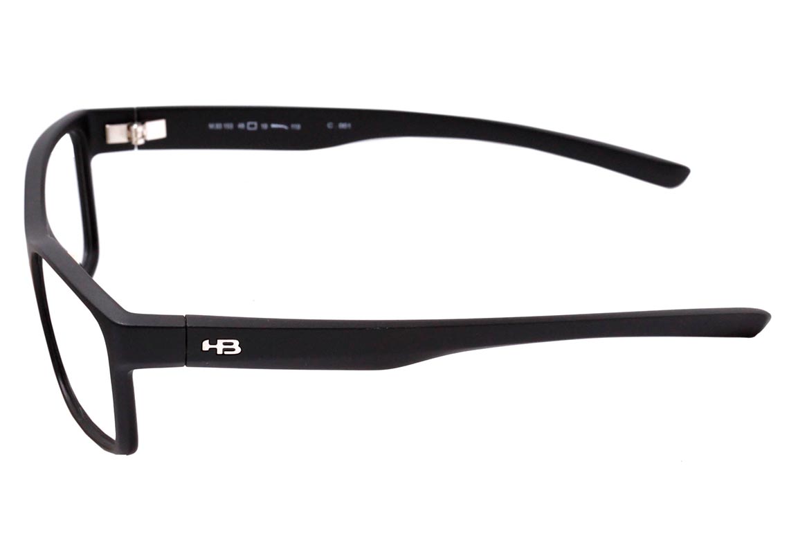 Óculos de Grau HB Polytech Teen 93153 Matte Black - 48 mm