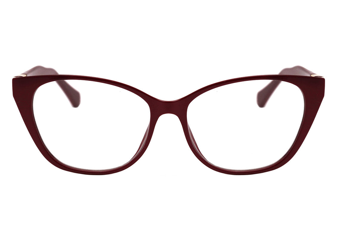 Óculos de Grau Colcci Bandy 1 Clip On Vinho Brilho / Preto Brilho / Vinho Degradê Polarizado - Lente 5,2 cm