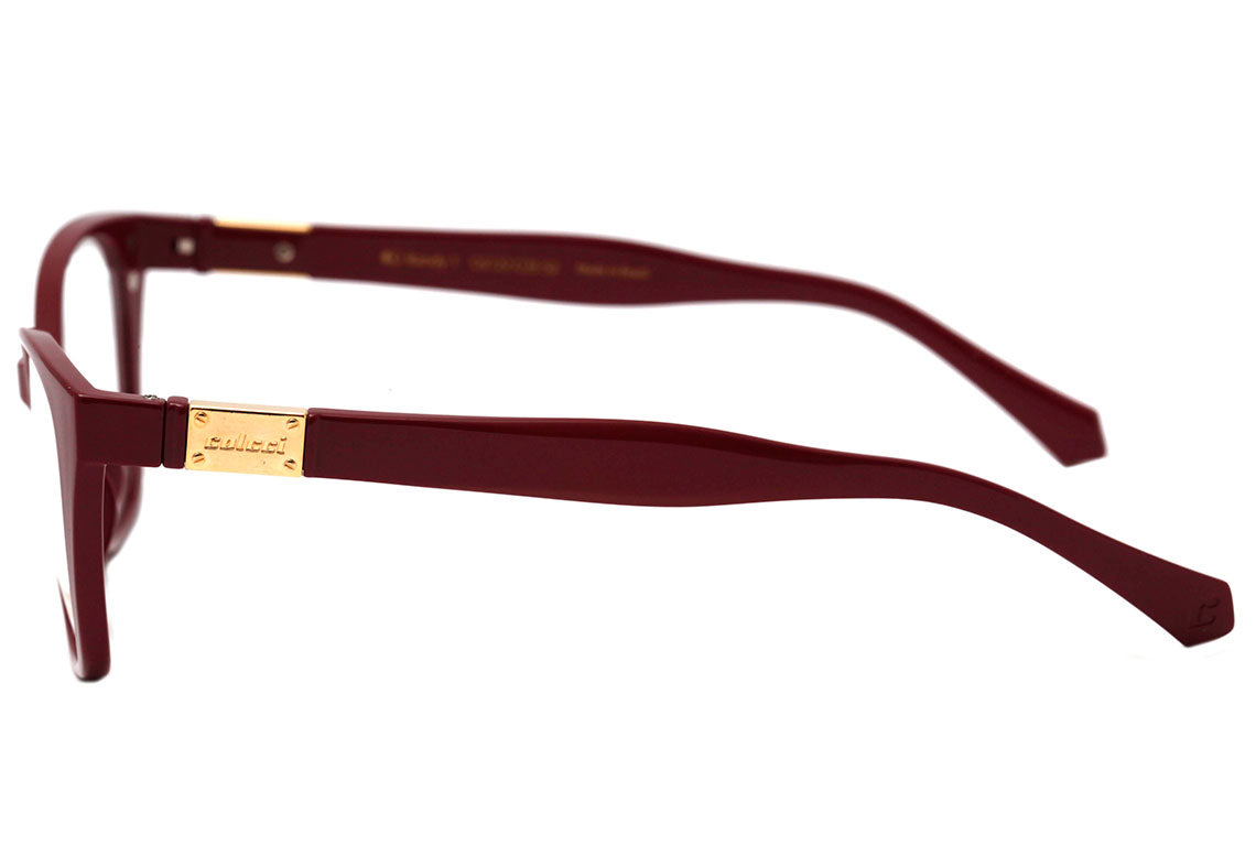 Óculos de Grau Colcci Bandy 1 Clip On Vinho Brilho / Preto Brilho / Vinho Degradê Polarizado - Lente 5,2 cm