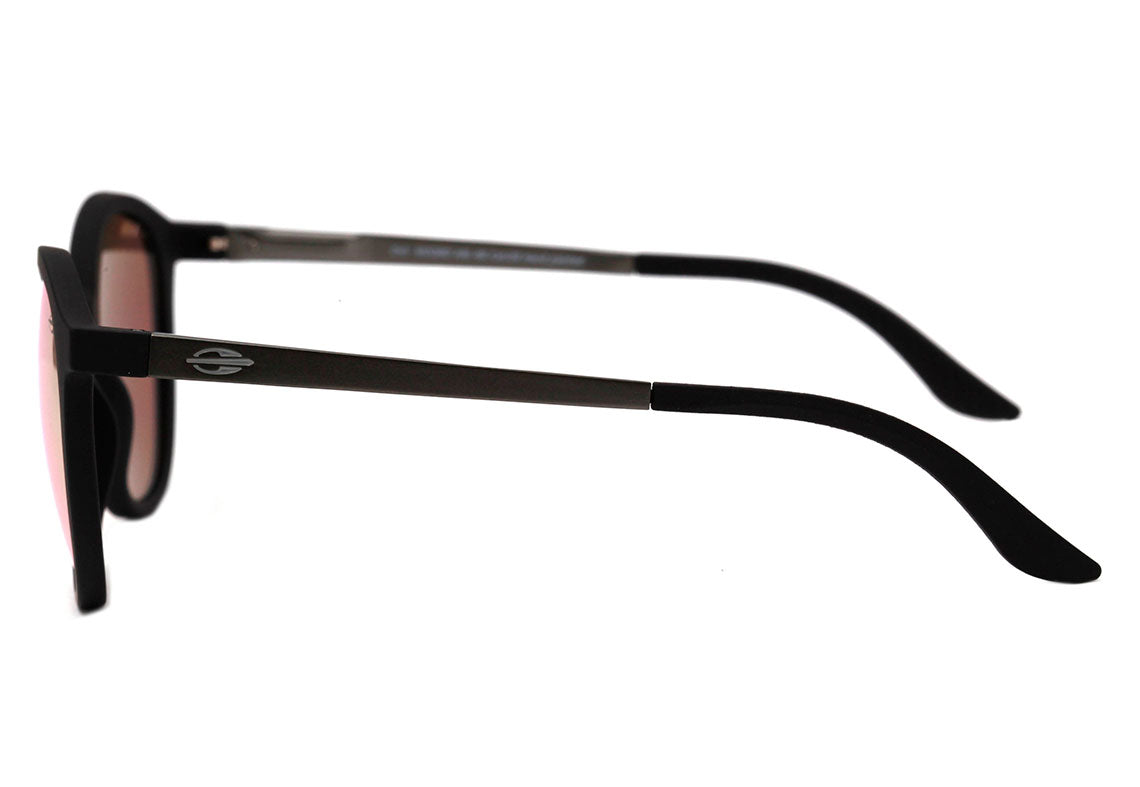 Óculos de Sol Mormaii Deli Preto Fosco / Rosê Espelhado Unico - 53 mm