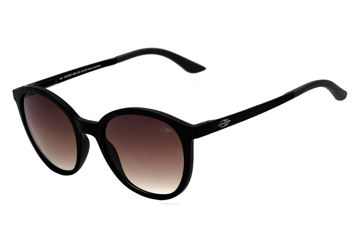 Óculos de Sol Mormaii Deli Preto Fosco / Marrom Degradê Unico - 53 mm