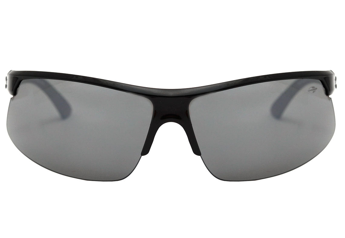 Óculos de Sol Mormaii Thunder II Preto Brilho / Cinza Espelhado Unico - Lente 7,2 cm