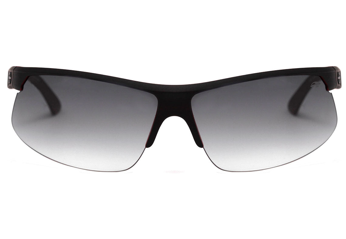 Óculos de Sol Mormaii Thunder Ii Preto E Vermelho Fosco/ Cinza Degradê Unico