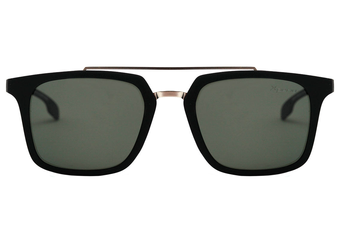 Óculos de Sol Mormaii Oahu Preto Fosco / Verde G15 Polarizado Unico - Lente 5,3 cm