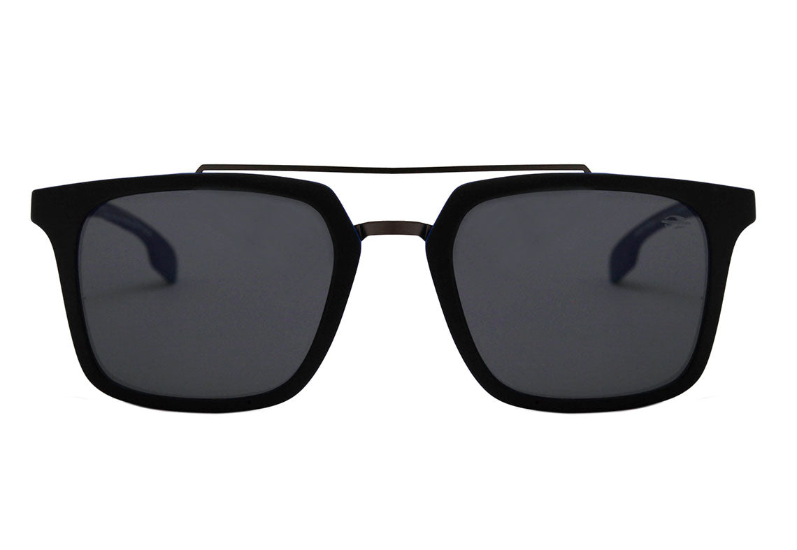 Óculos de Sol Mormaii Oahu Preto e Azul Fosco / Cinza Unico - 53 mm