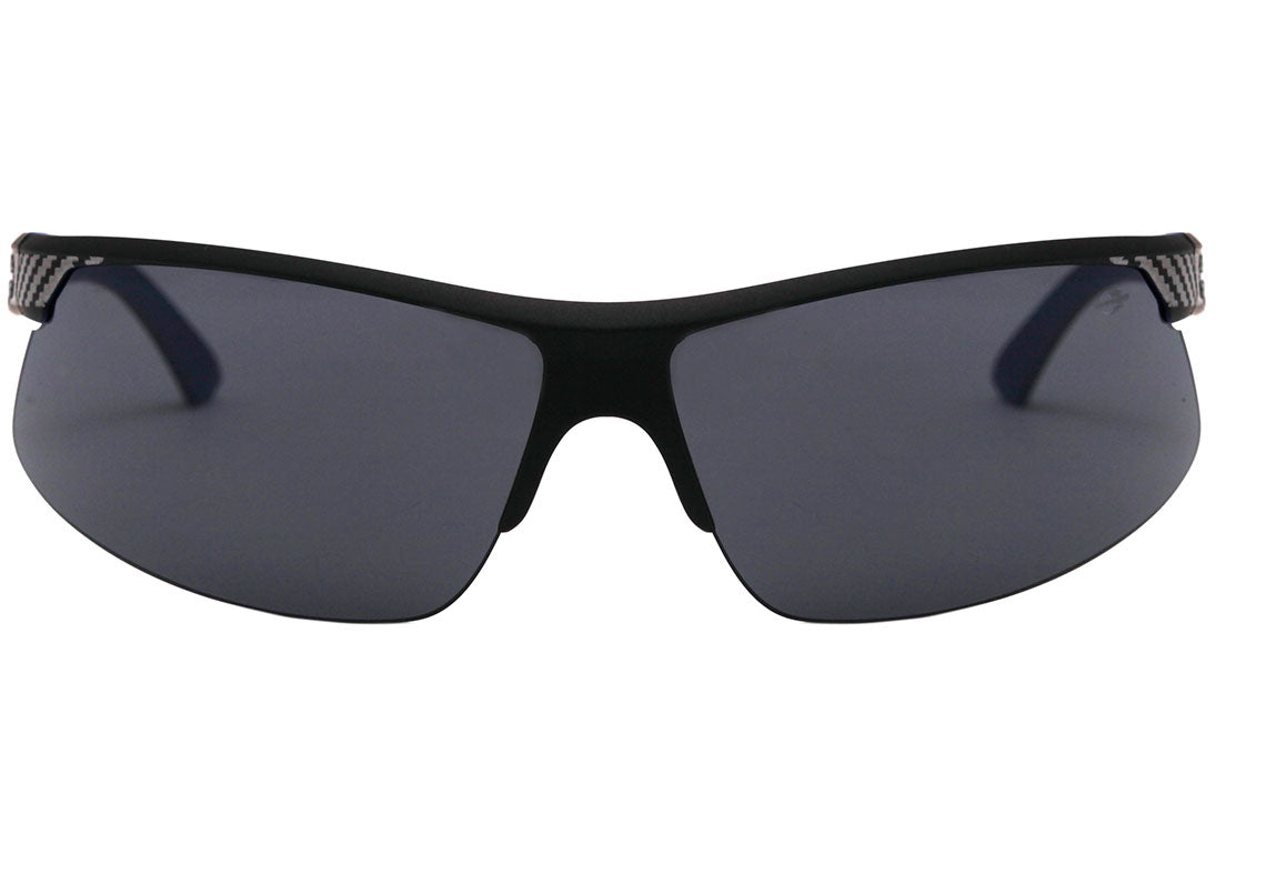 Óculos de Sol Mormaii Thunder II Preto e Azul Fosco / Cinza Unico - 72 mm