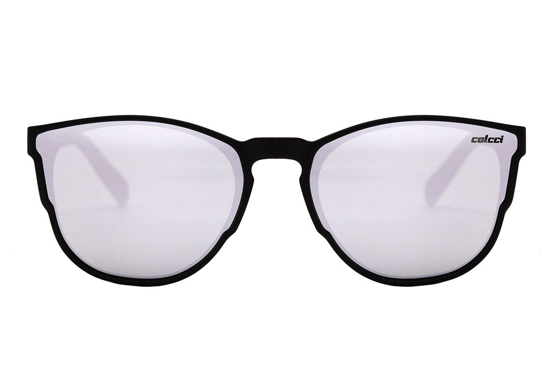 Óculos de Sol Colcci Malala Preto Fosco / Prata Espelhado - 55 mm