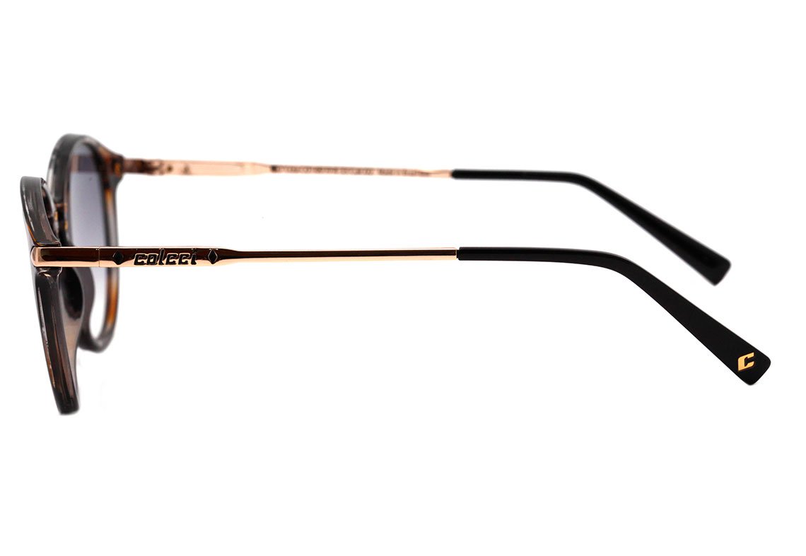 Óculos de Sol Colcci Liza Marrom e Cinza Mesclado Brilho / Cinza Degradê Unico - Lente 5,0 cm